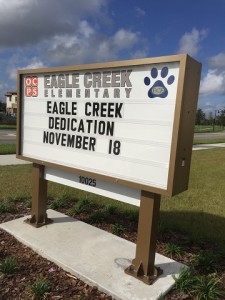 Eagle Creek Dedication