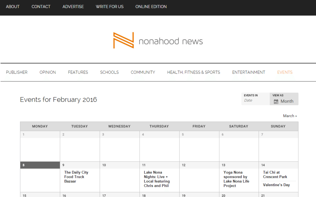Calendar Month view_v02