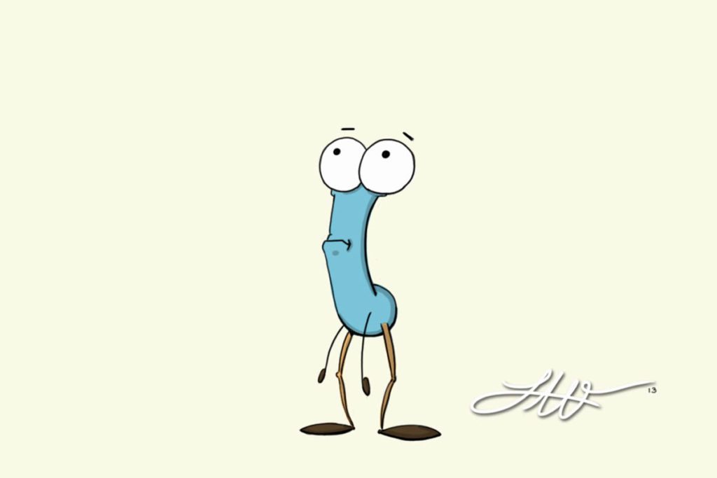 Little Blue Dude by Nonahood August Artist of the Month, Lance Wagner