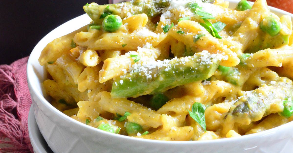 One Pot Creamy Pumpkin Pasta