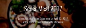 Seder Meal Easter 2017