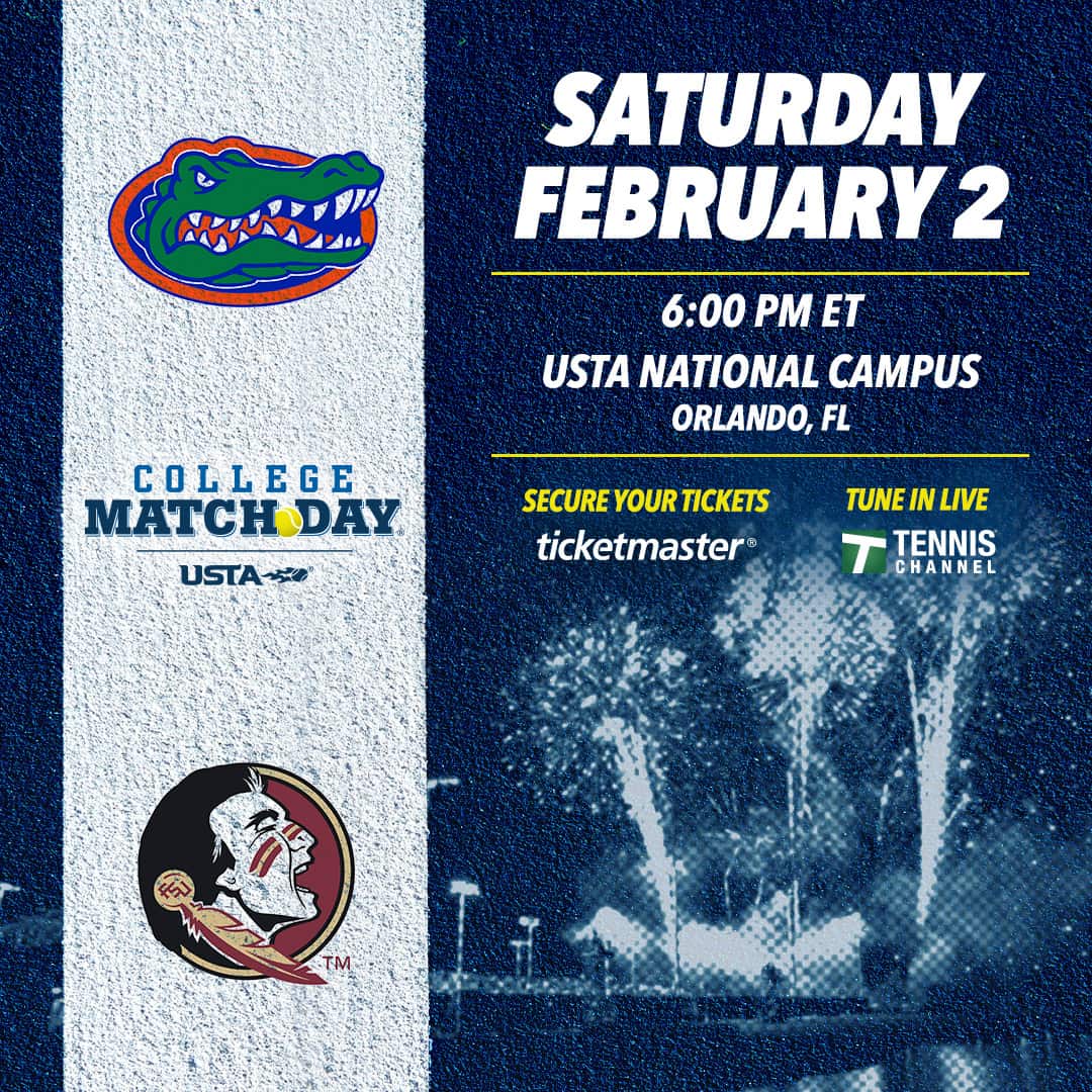 USTA College Matchday UF vs. FSU • Nonahood News