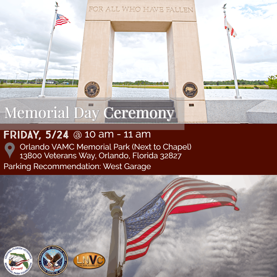 Orlando VA Memorial Day Ceremony • Nonahood News